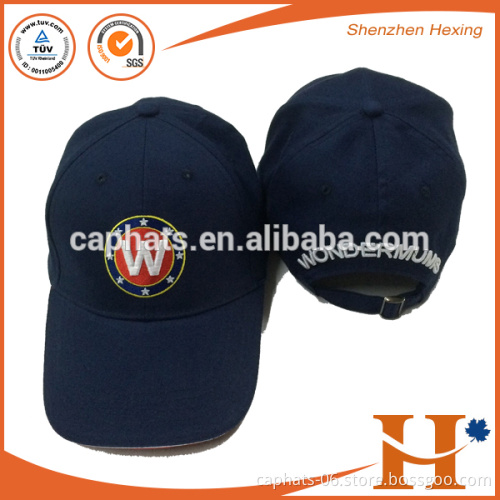 2016 high quality all black cotton low crown baseball cap